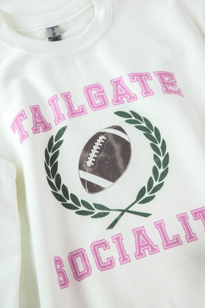  Tailgate Socialite Sweatshirt, White