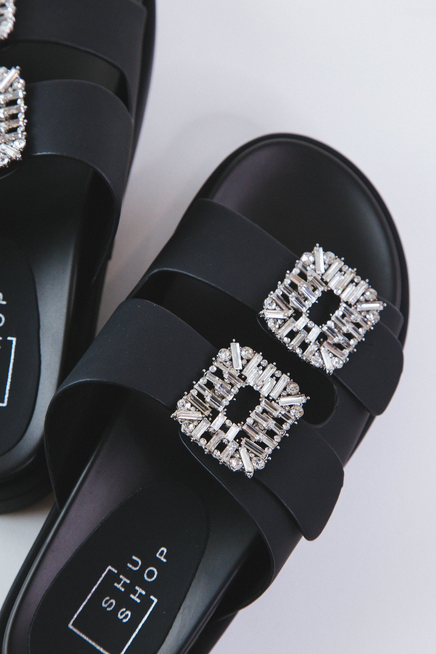  Lola Flatform Sandal, Black | ShuShop