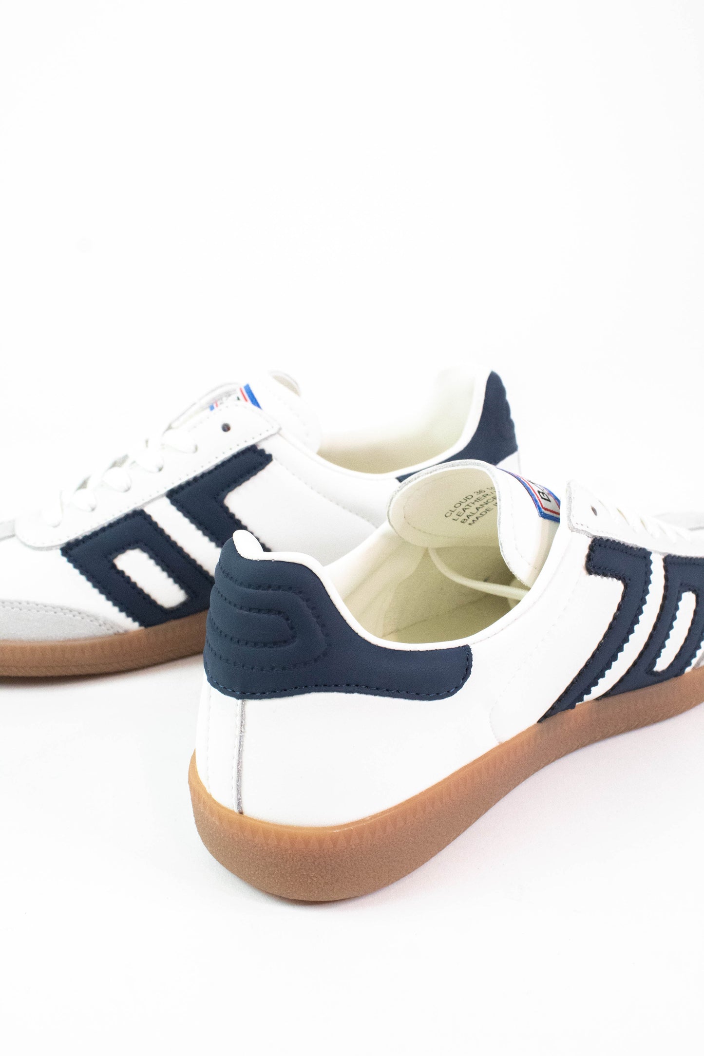  Cloud Lace Up Vintage Sneaker, Navy | Back 70