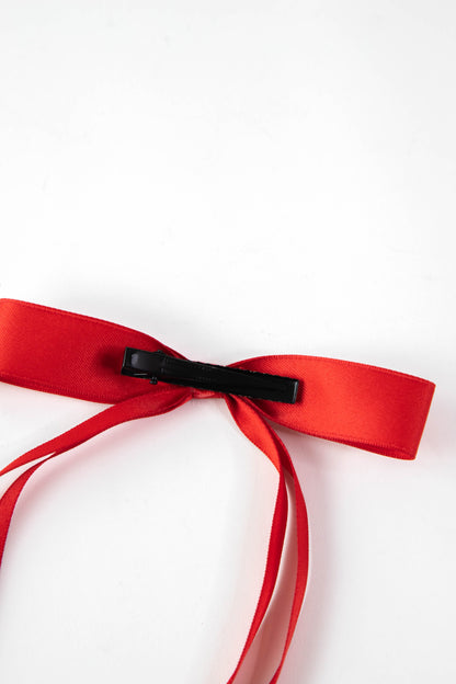  Nikita Bow Hair Clip, Red