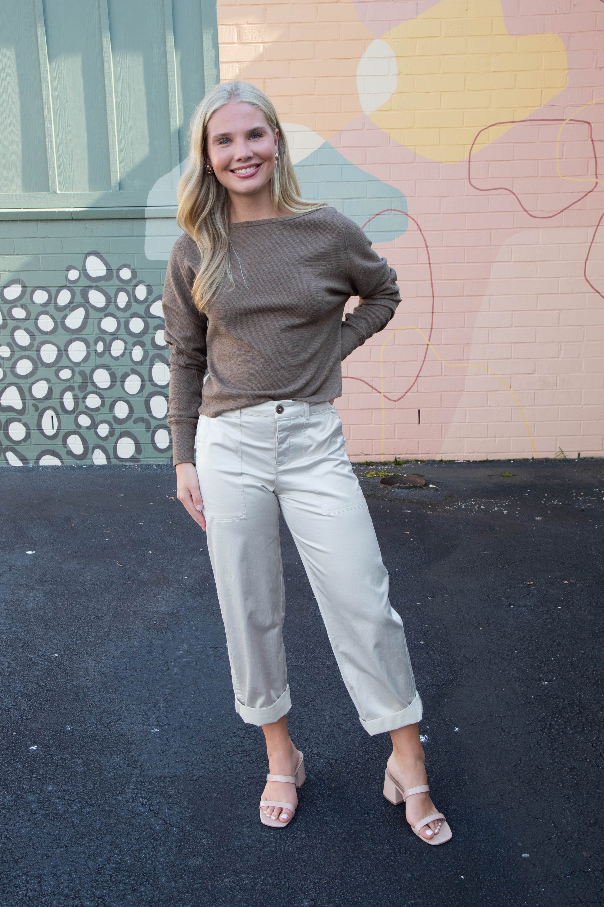  Sateen Tapered Pant, Mother Of Pearl | Sanctuary