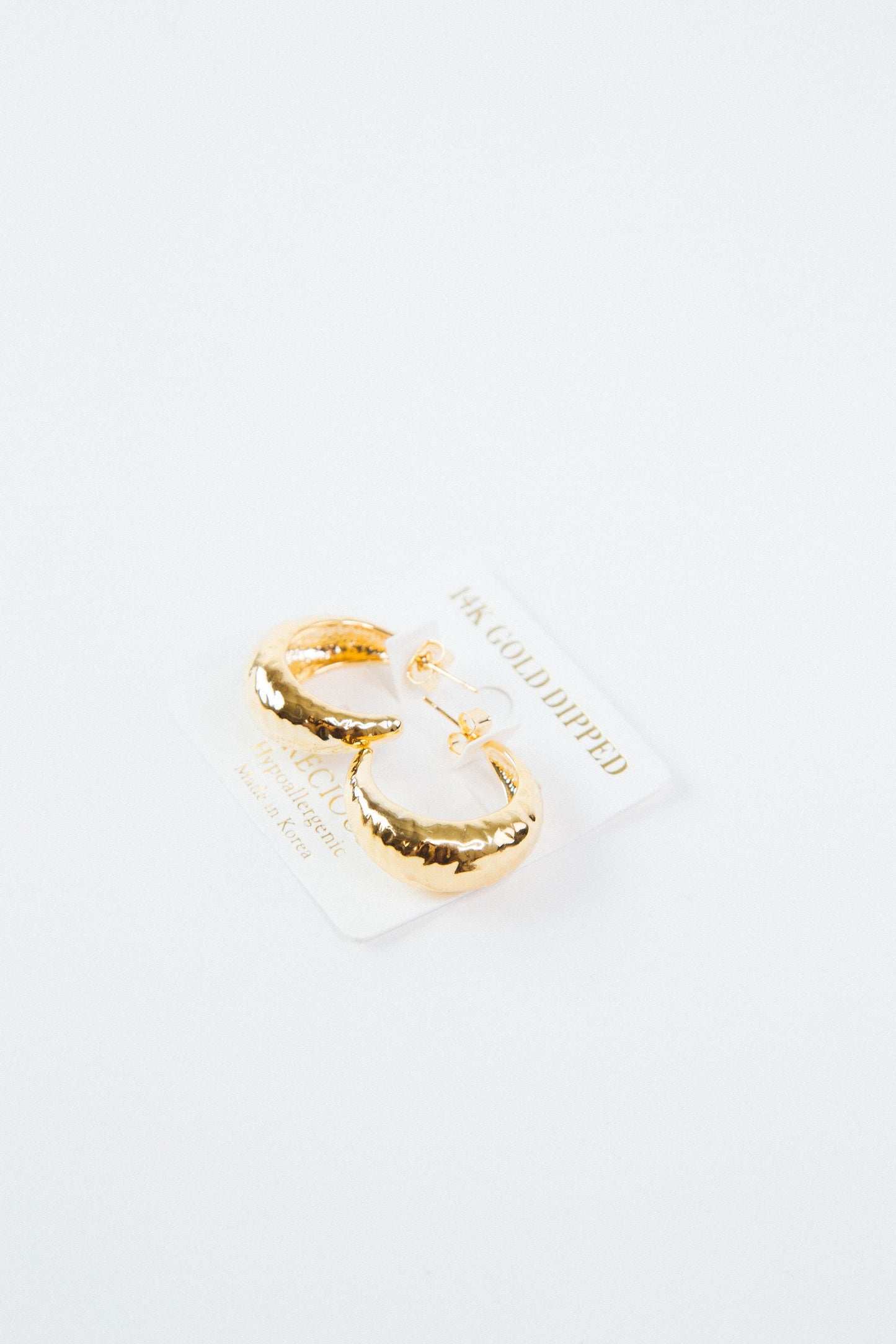  Adelyn Textured Earrings, Gold
