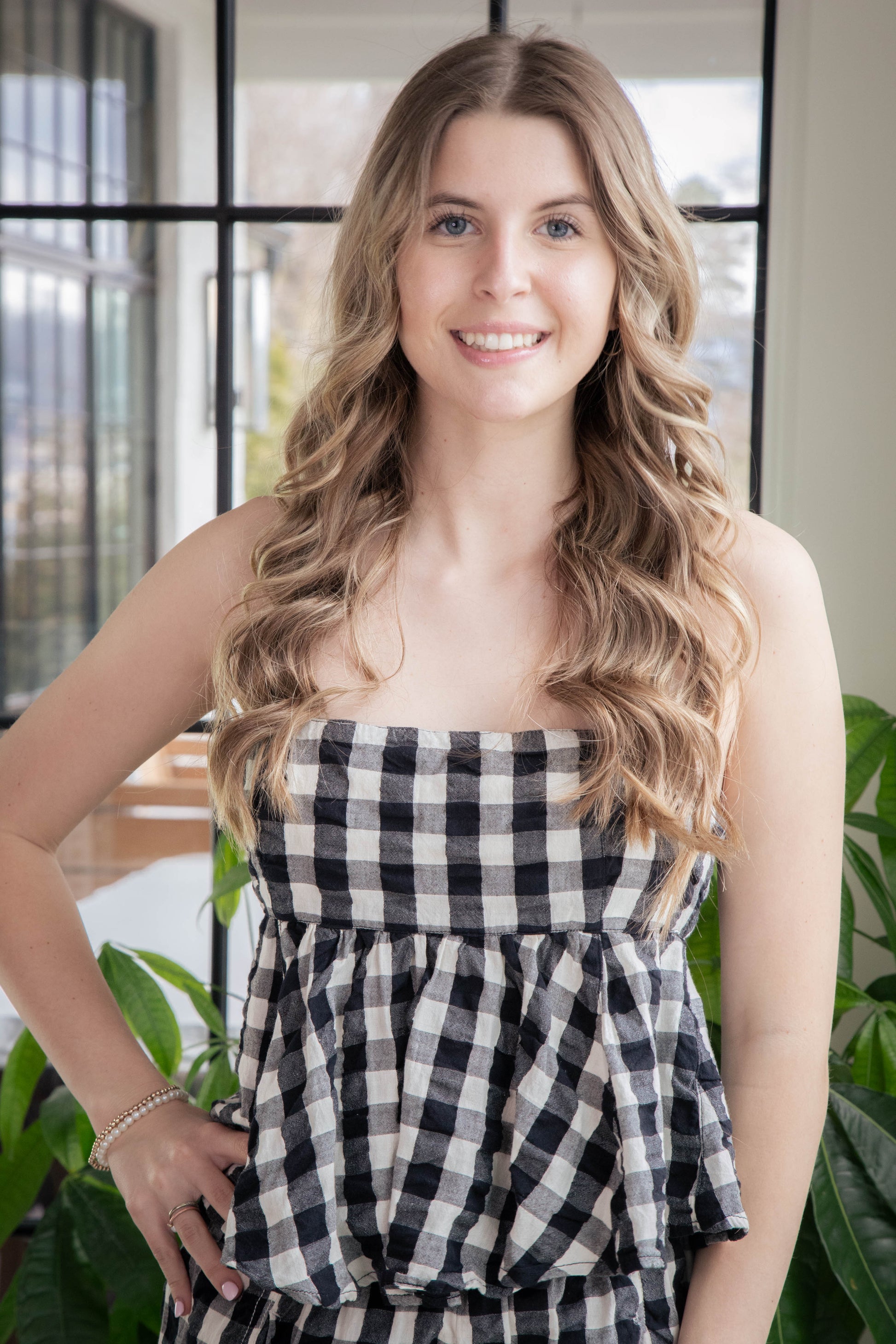  Mia Plaid Tank, Black Combo | Free People
