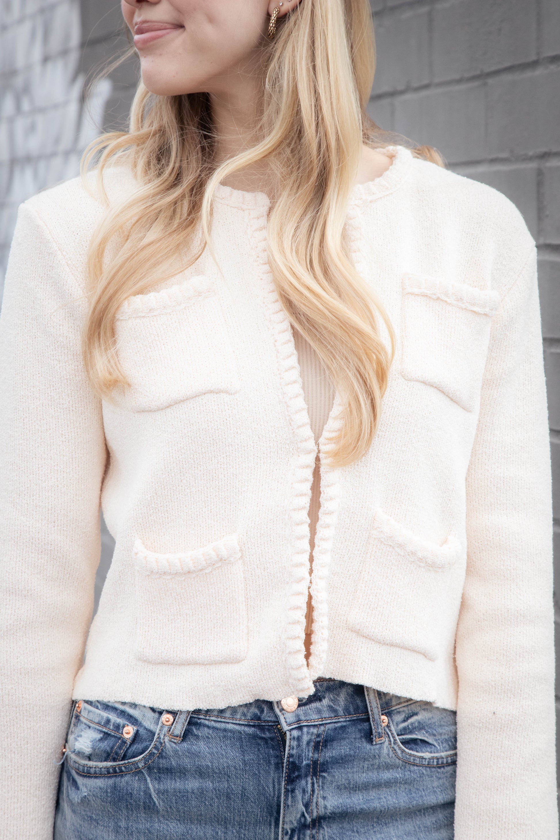  Annamarie Cardigan, Cream