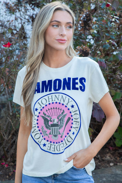  Ramones Classic Seal Tour Tee, Stone Vintage | Daydreamer