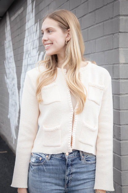  Annamarie Cardigan, Cream