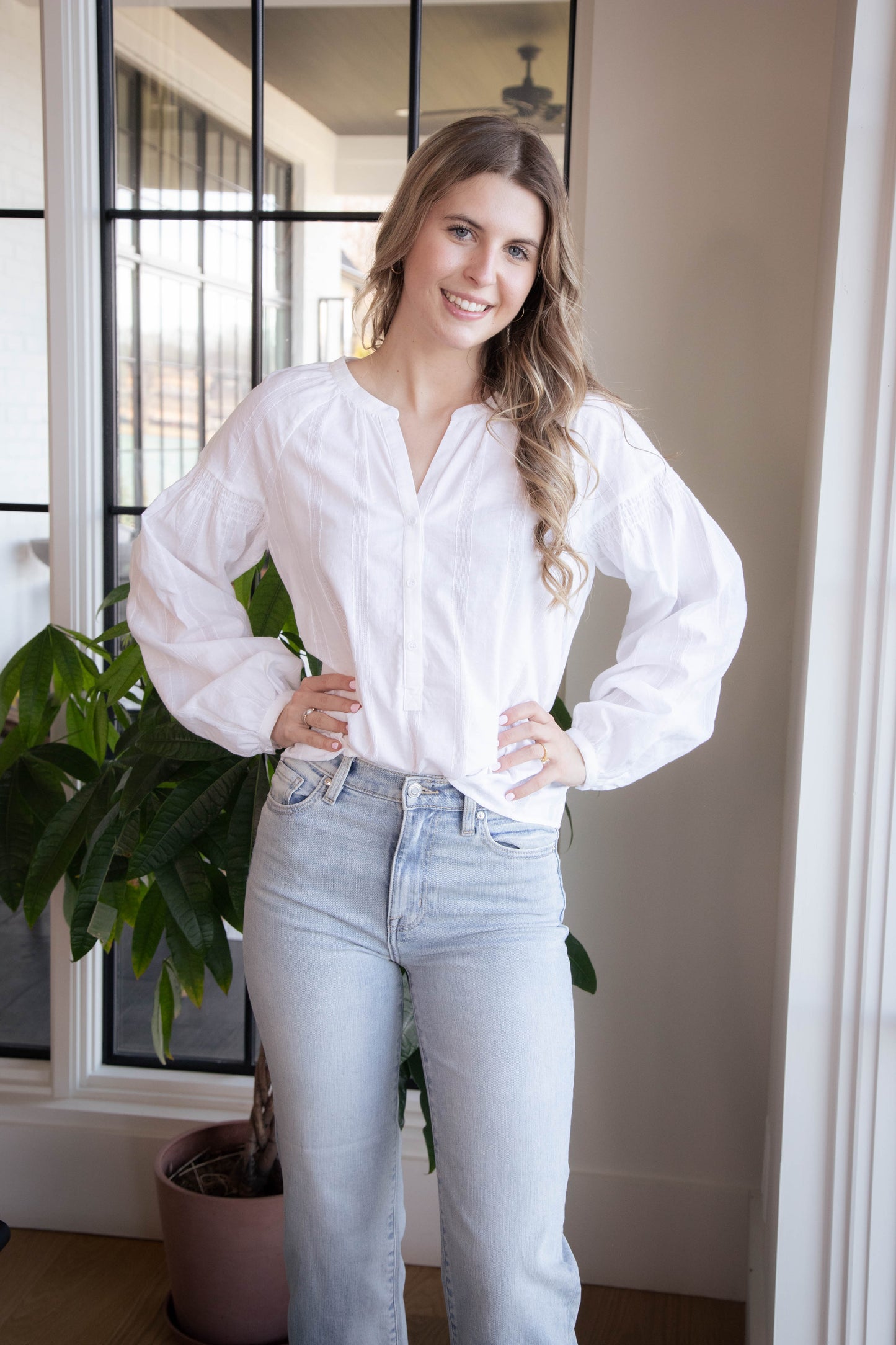 Sunday's Best Blouse, White | Sanctuary