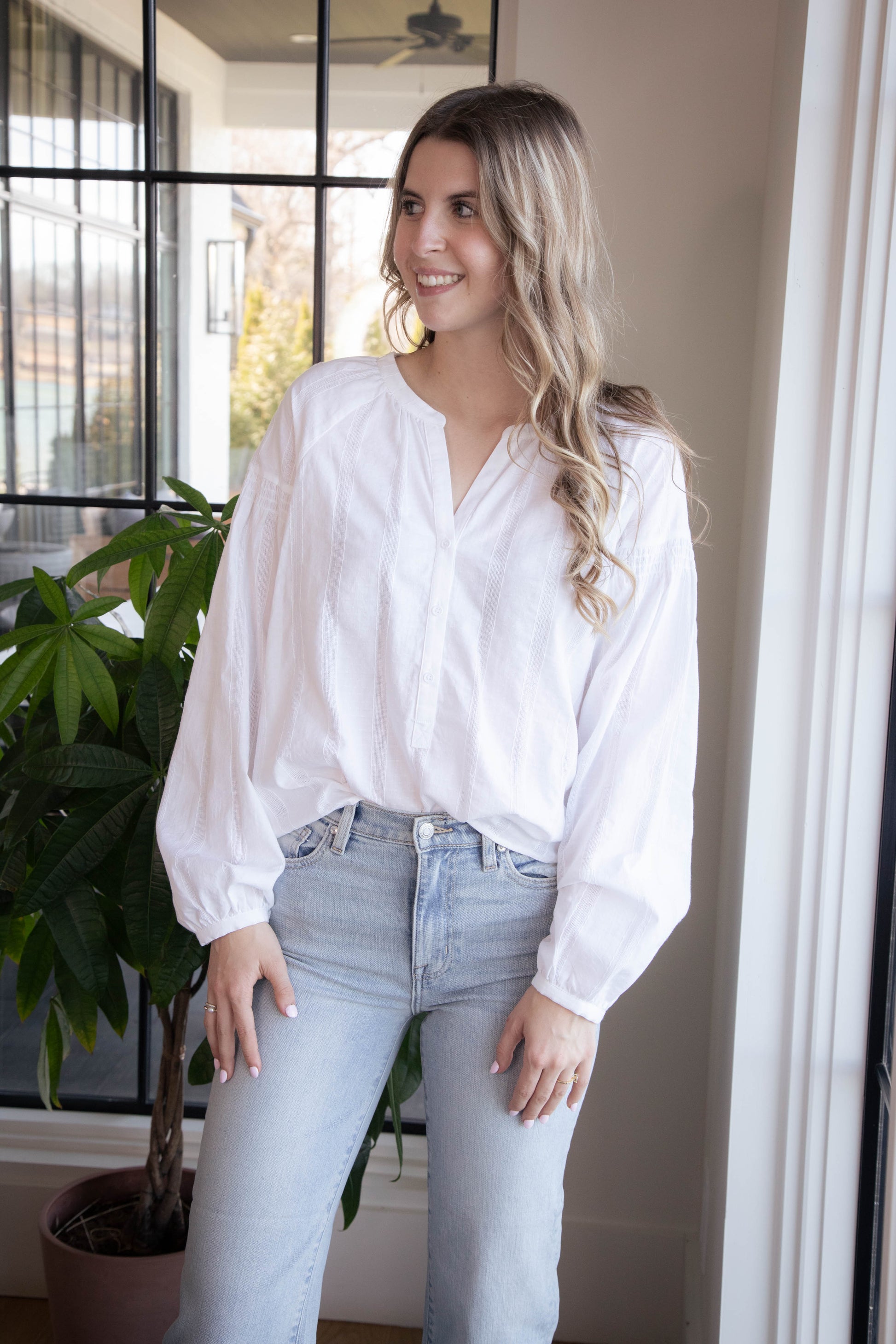  Sunday's Best Blouse, White | Sanctuary