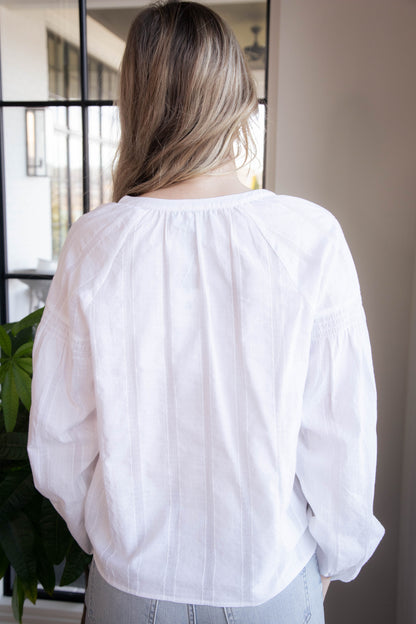  Sunday's Best Blouse, White | Sanctuary
