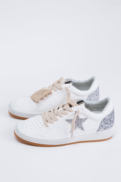  Paz Retro Sneaker, White | SHUSHOP