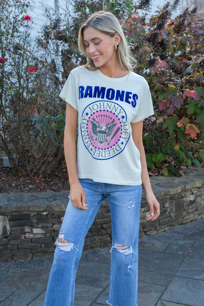  Ramones Classic Seal Tour Tee, Stone Vintage | Daydreamer
