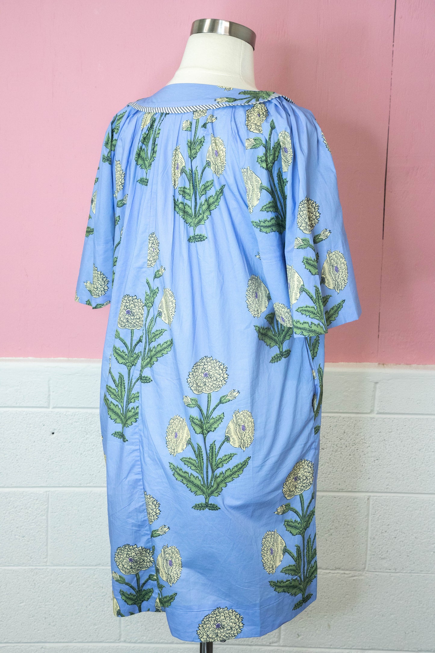  Kassidy Floral Tunic Dress, Periwinkle Mix | Plus Size