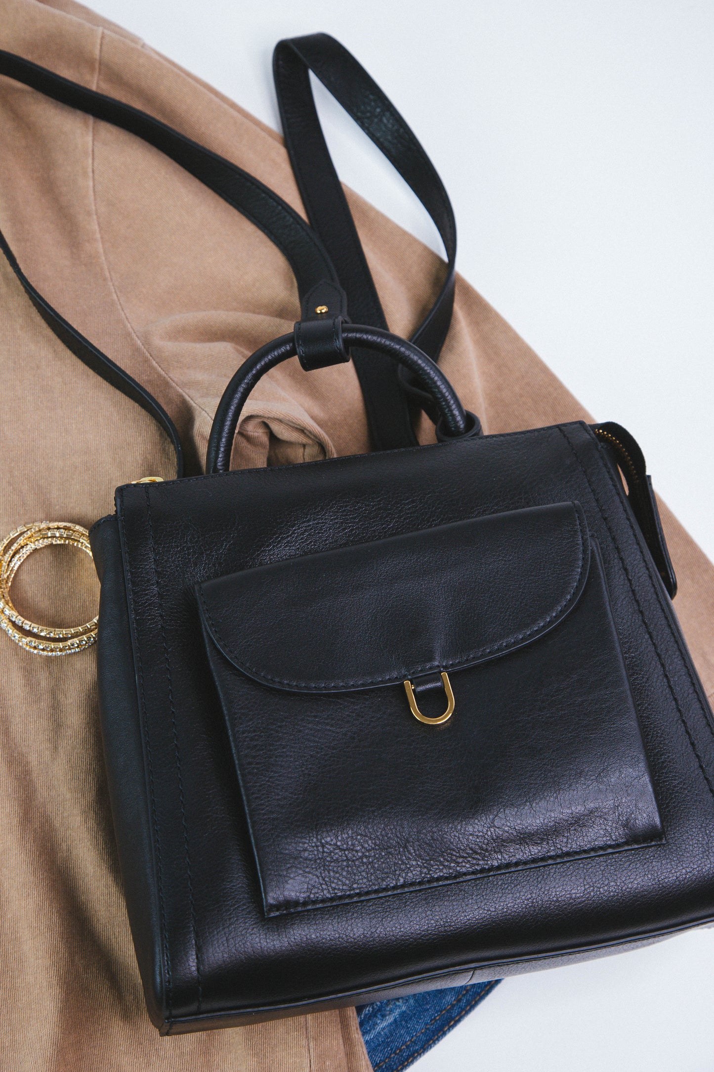  Parker Small Back Pack, Black | FOSSIL