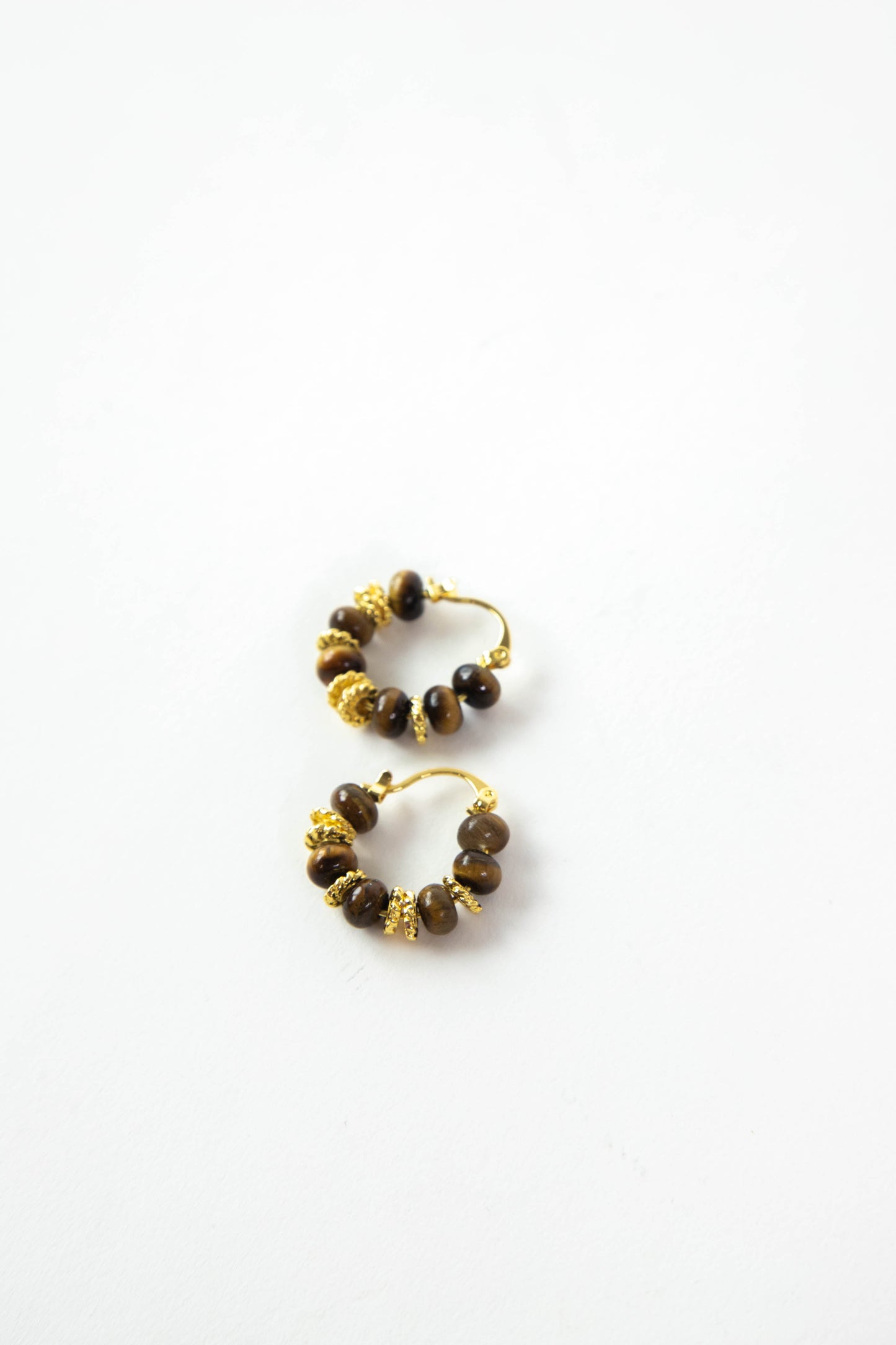  Harriet Beaded Small Hoop Earrings