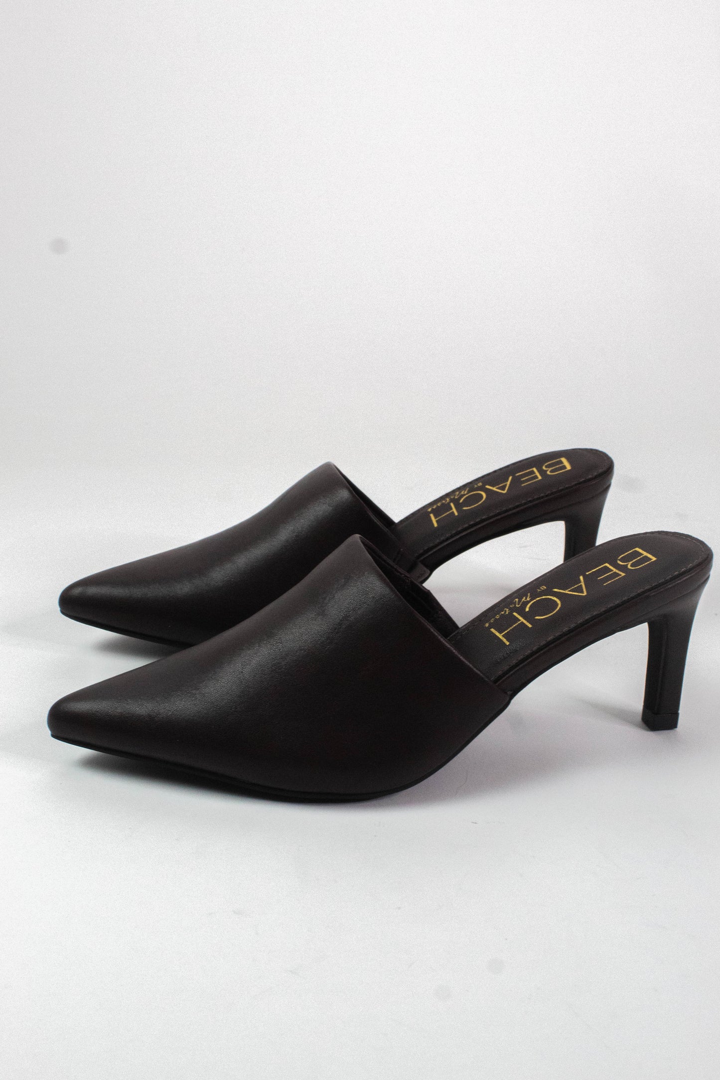  Garret Pointed Toe Heel, Coffee | Beach By Matisse