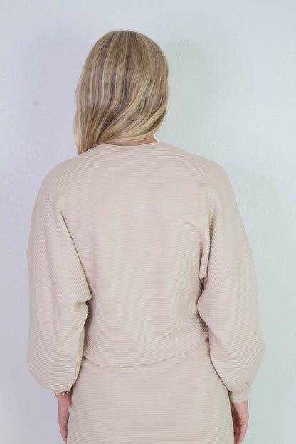  On A Stroll Dolman Sleeve Top, Cream | Sadie & Sage