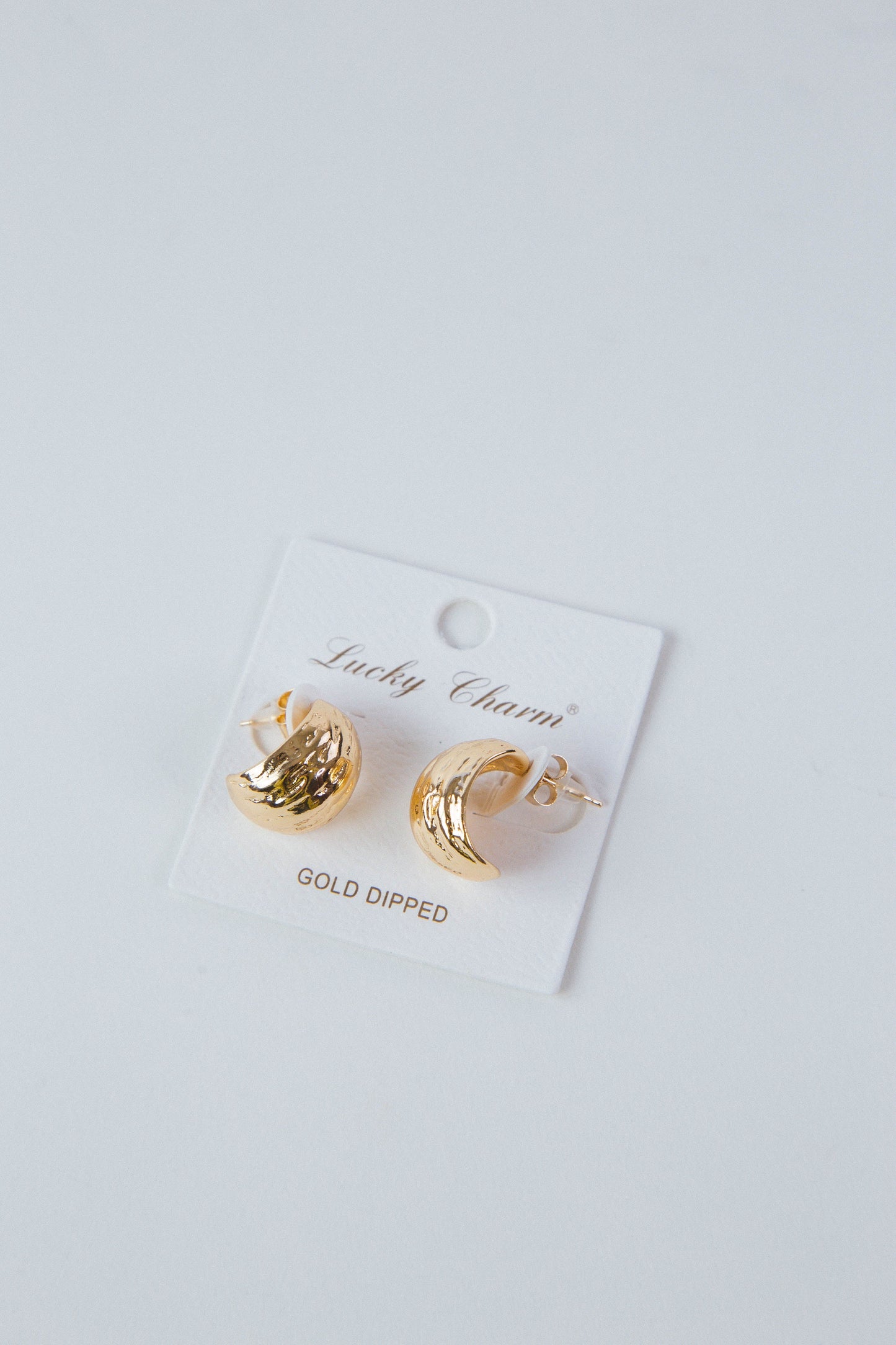  Bridget Wide C Hoop Earrings