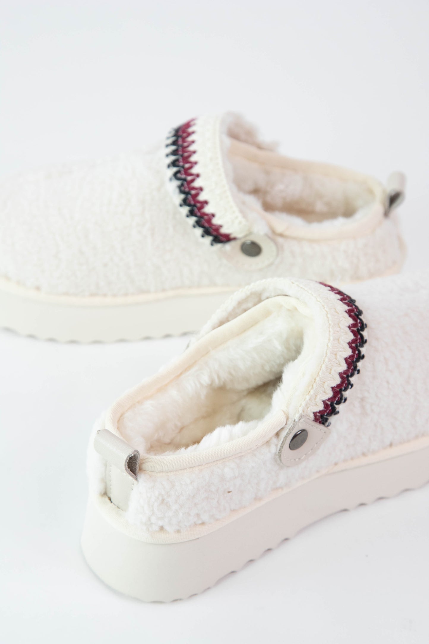  Storm Faux Fur Lining Mule, Ivory | Beach By Matisse