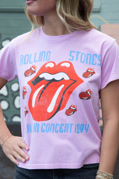  Rolling Stones Live In Concert 1994 Solo Tee, Faded Lilac | Daydreamer