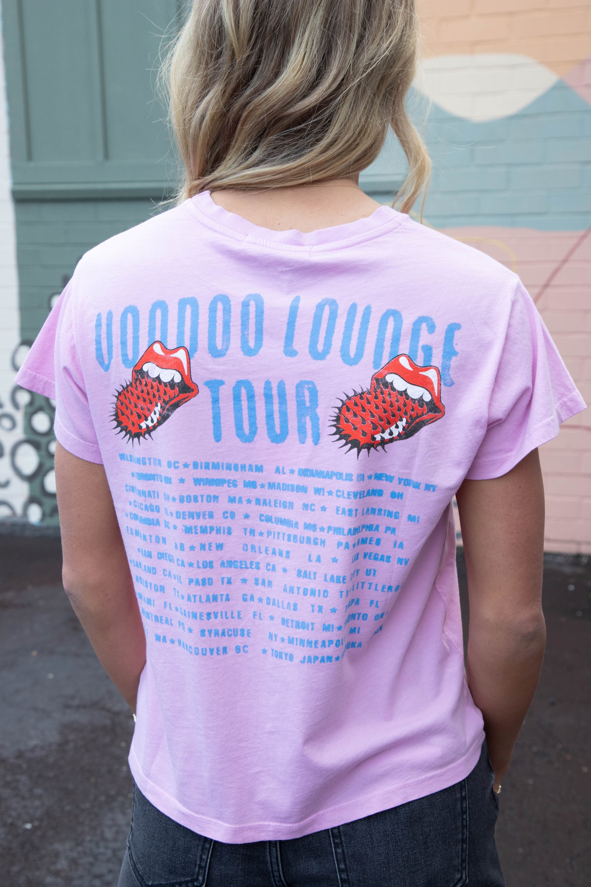  Rolling Stones Live In Concert 1994 Solo Tee, Faded Lilac | Daydreamer