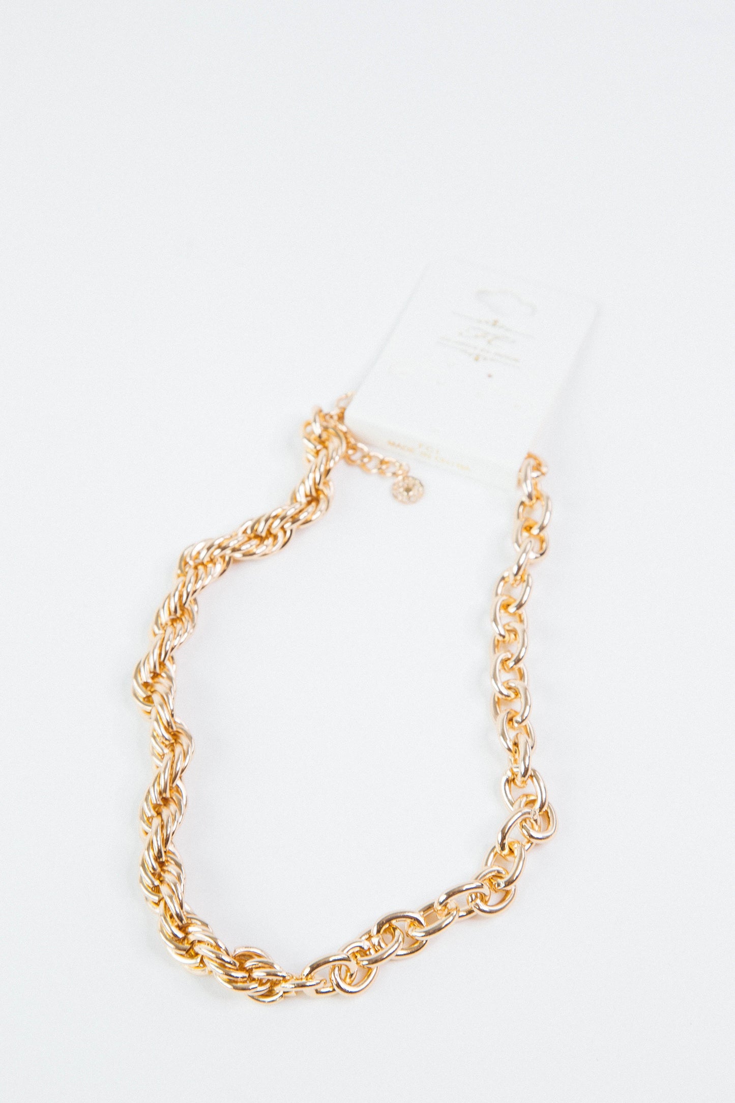  Malia Mixed Chain Necklace, Gold