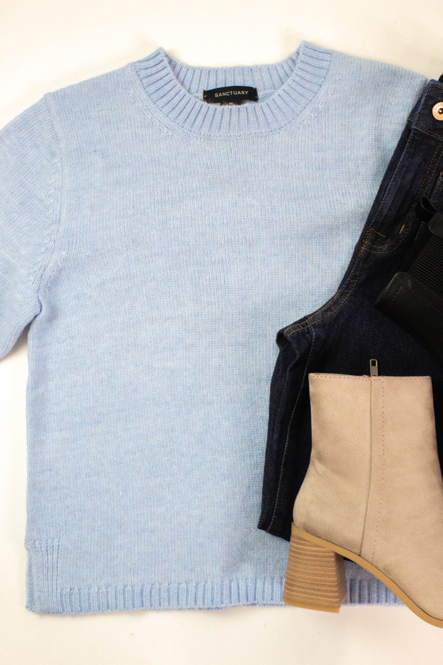  Perfect Sweater Tee, Blue Powder | Sanctuary