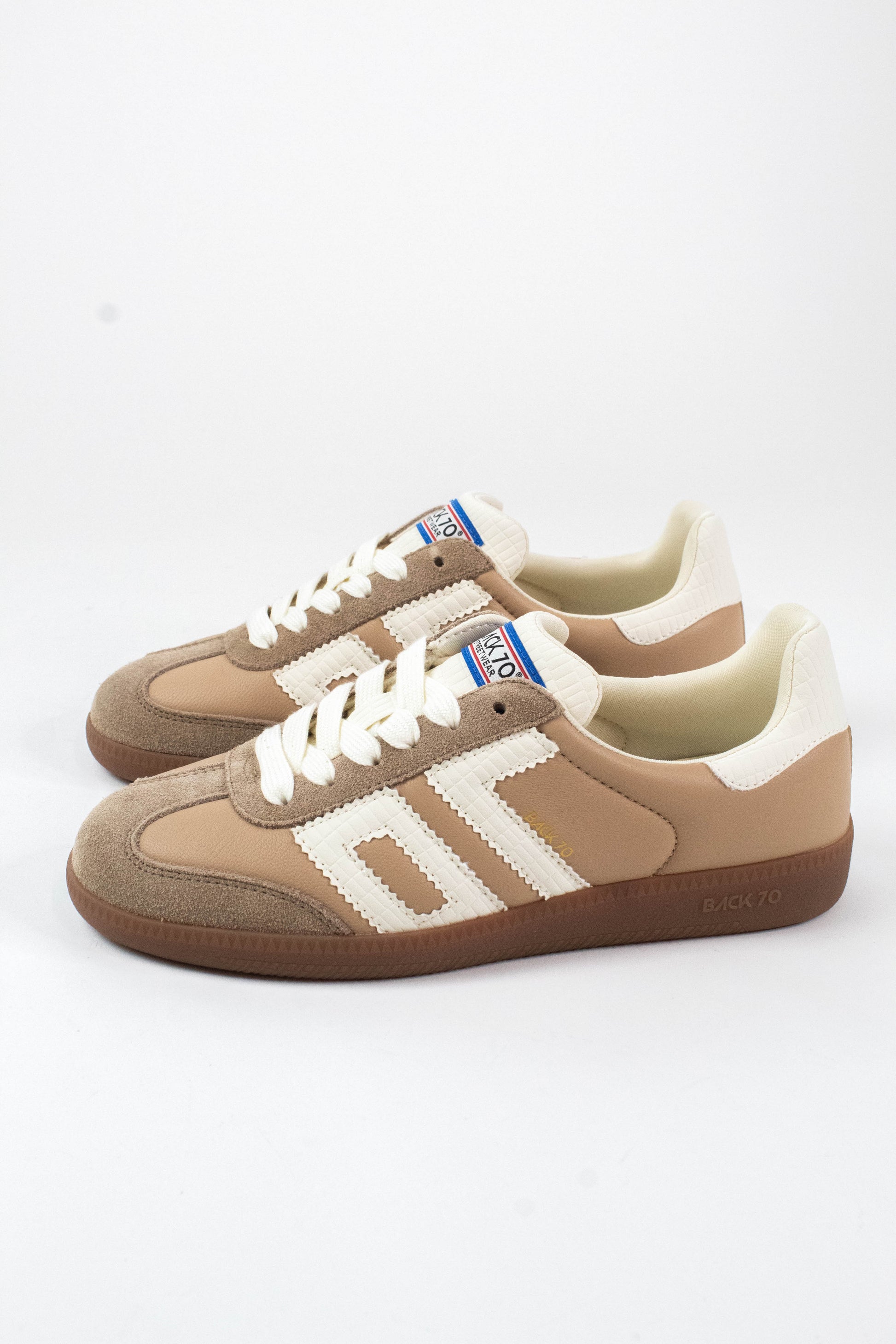  Cloud Vintage Style Sneaker, Sand Milk | Back 70