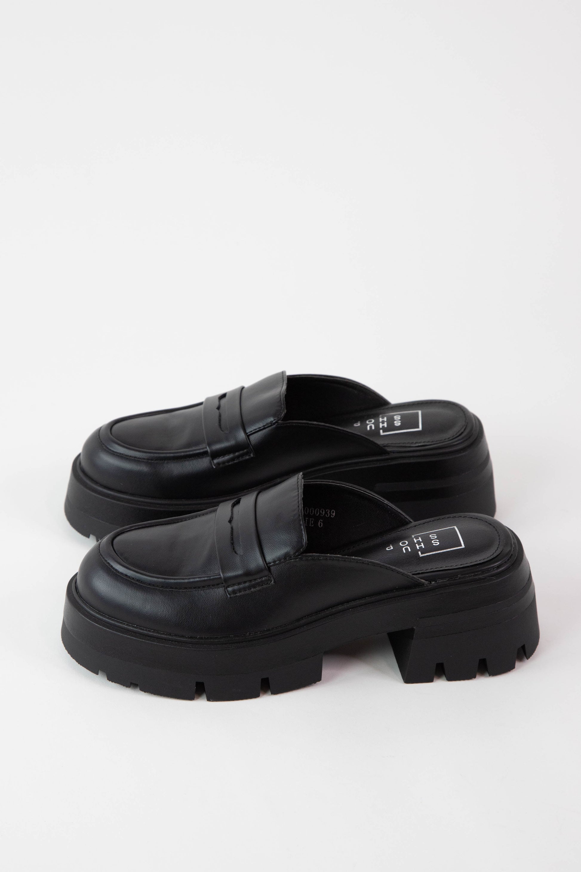  Trixie Loafer Mule, Black | ShuShop