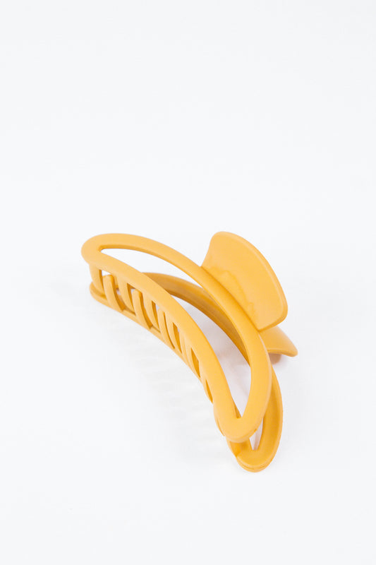  Extra Large Claw Clip, Mustard