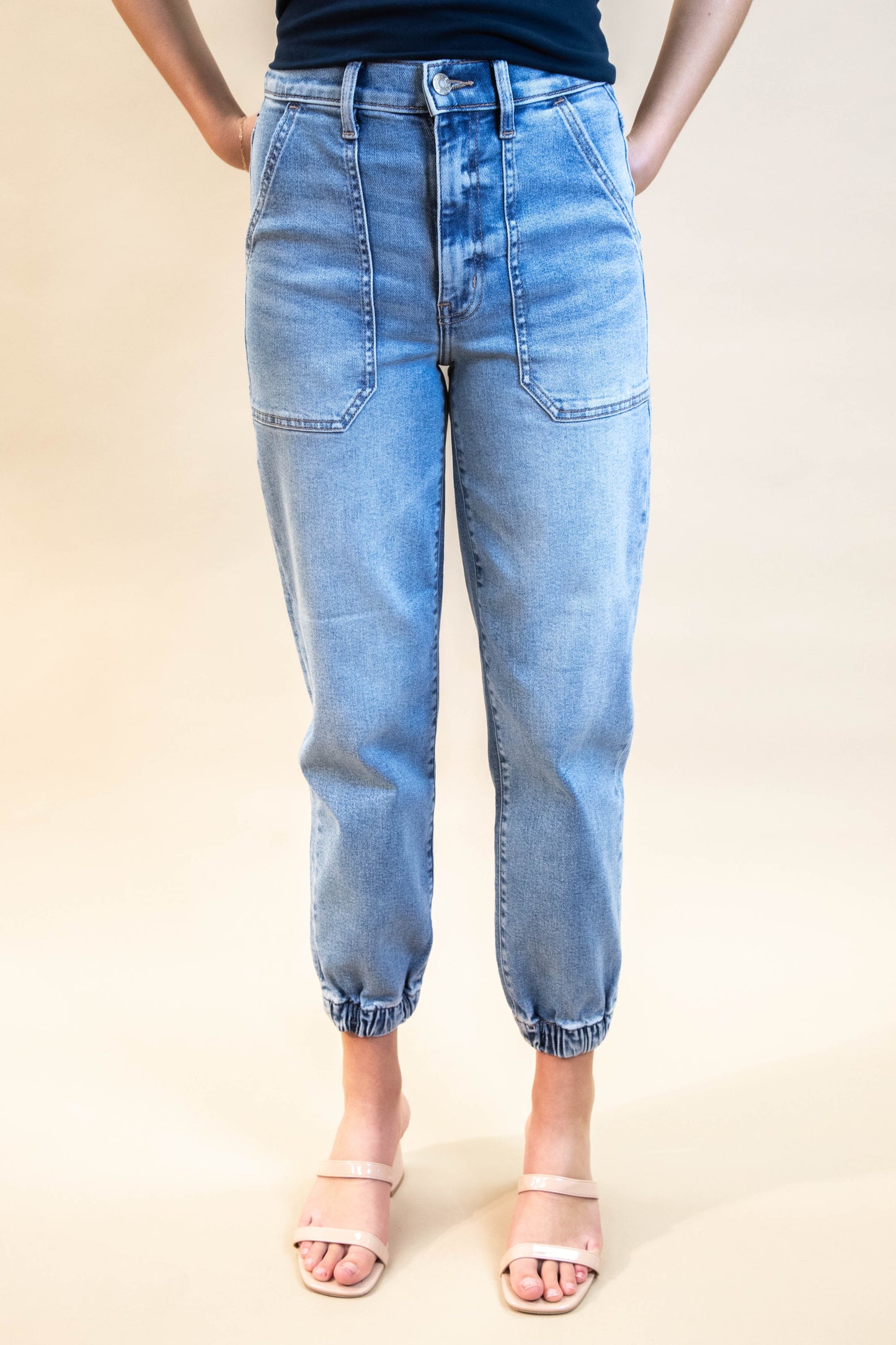  The Champ High Rise Jogger Jeans, Wings | Daze