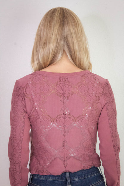  Jae Knit Top, Crushed Berry | Free People