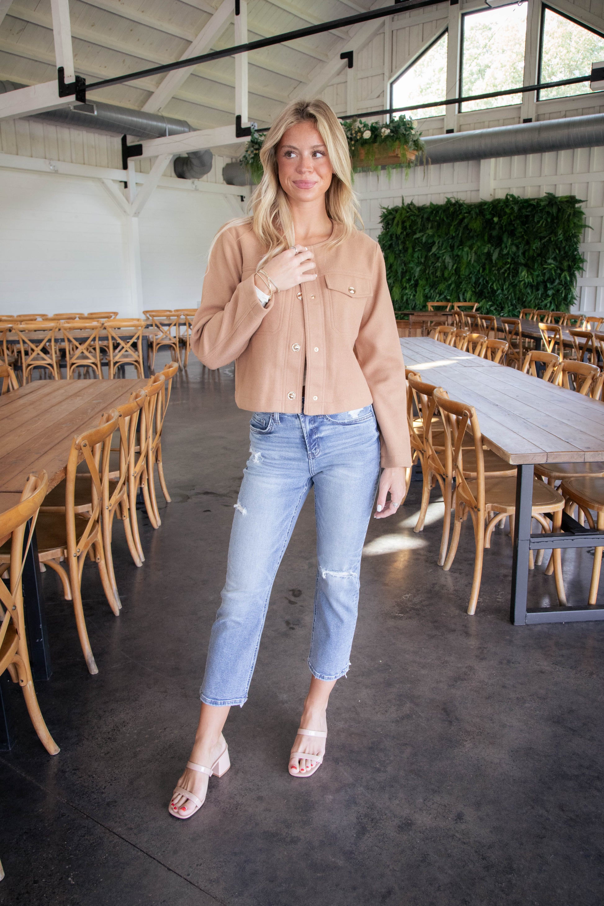  Kori Structured Jacket, Camel
