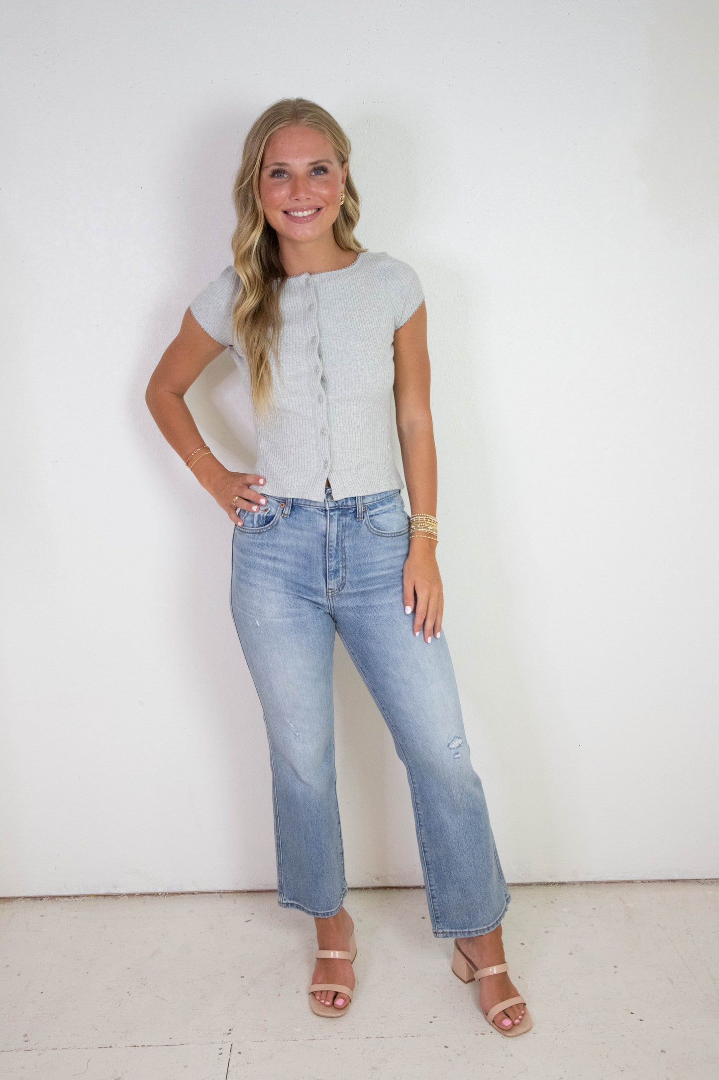  Soho Ankle Flare Jean, Be Mine Vintage | Daze