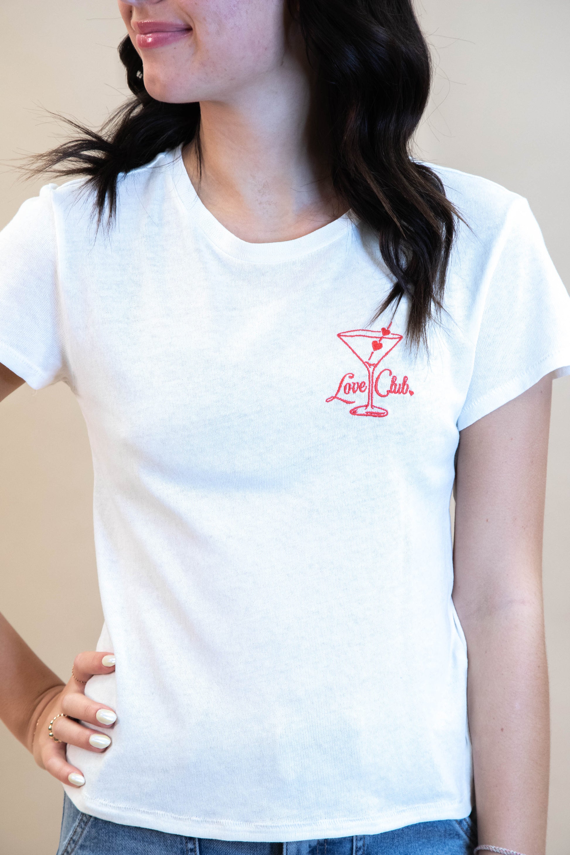  Love Club Daytrip Tee, Sea Salt | Z Supply