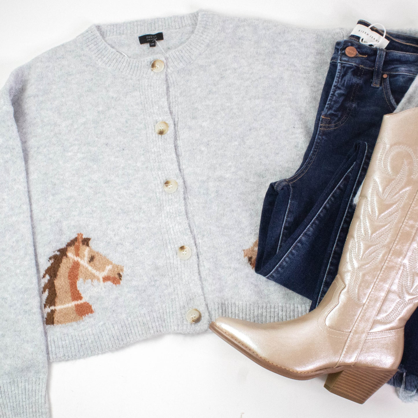  Dixie Metallic Tall Cowboy Boot, Platino | Coconuts By Matisse