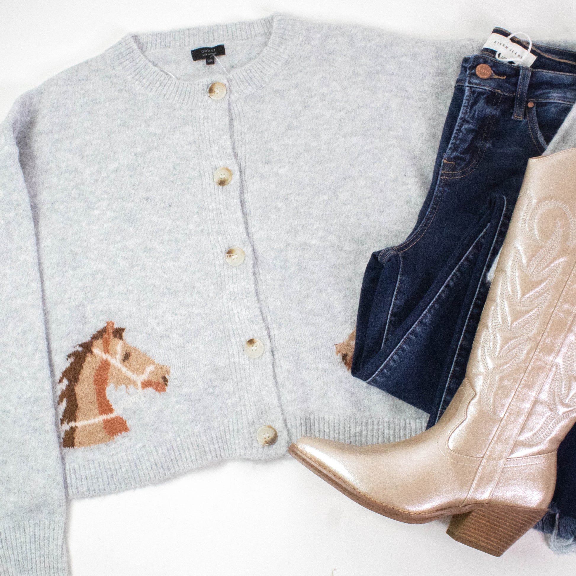  Dixie Metallic Tall Cowboy Boot, Platino | Coconuts By Matisse