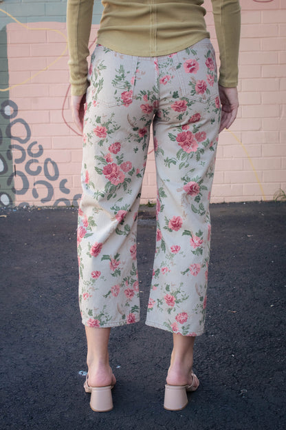  Deep Trance Printed Pant, Wallpaper Floral | Free People