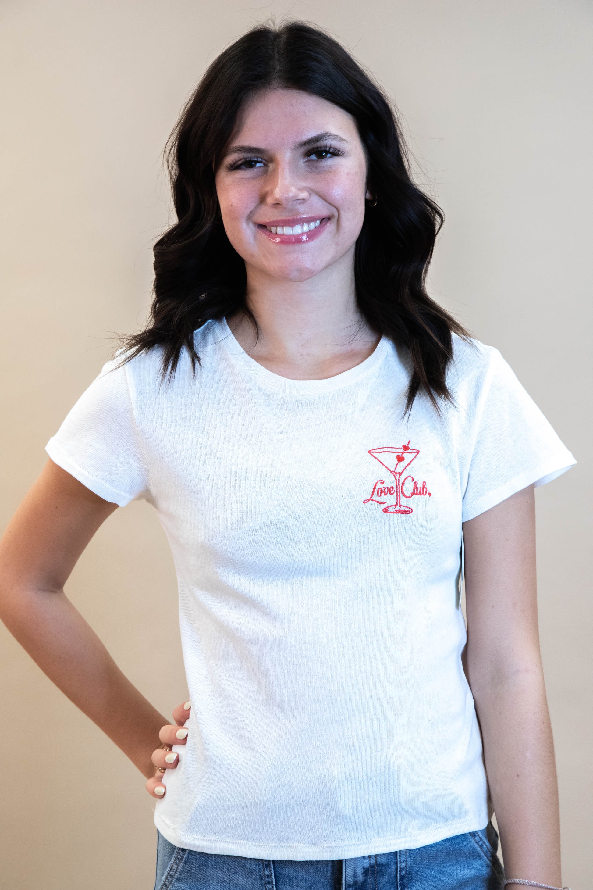  Love Club Daytrip Tee, Sea Salt | Z Supply