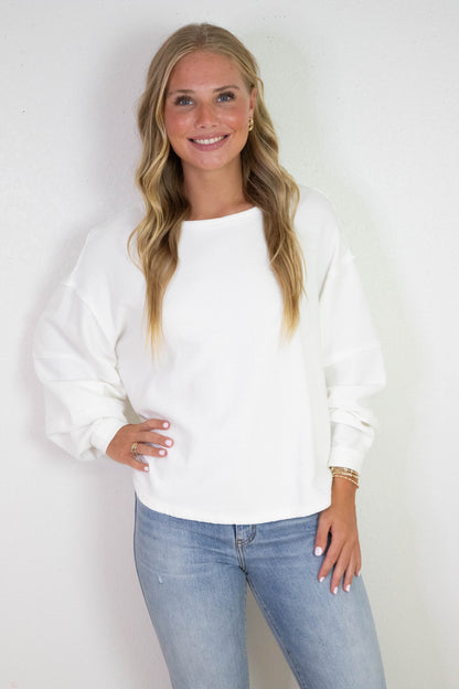  Total Eclipse Tee, Clean Ivory | Free People