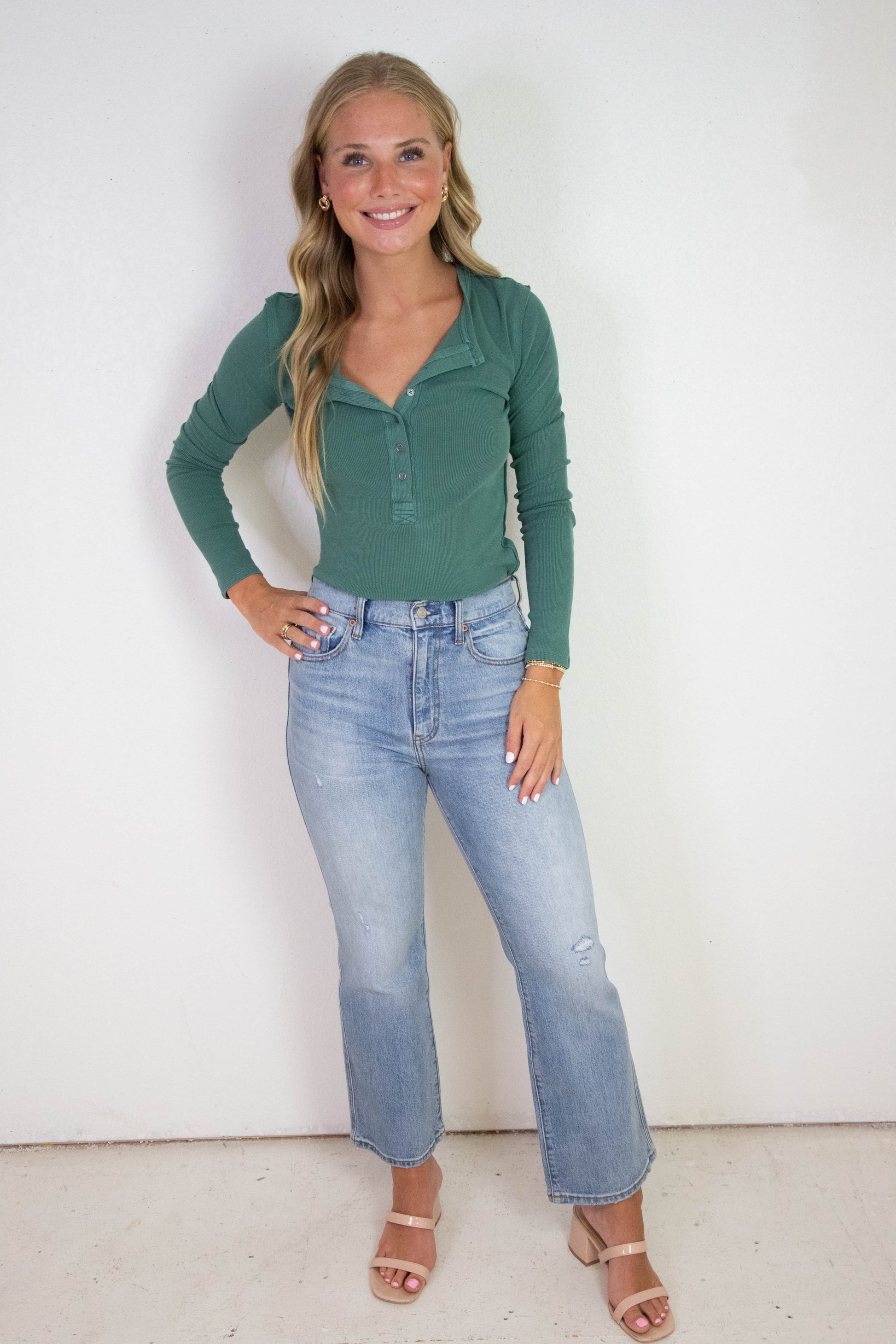  Soho Ankle Flare Jean, Be Mine Vintage | Daze