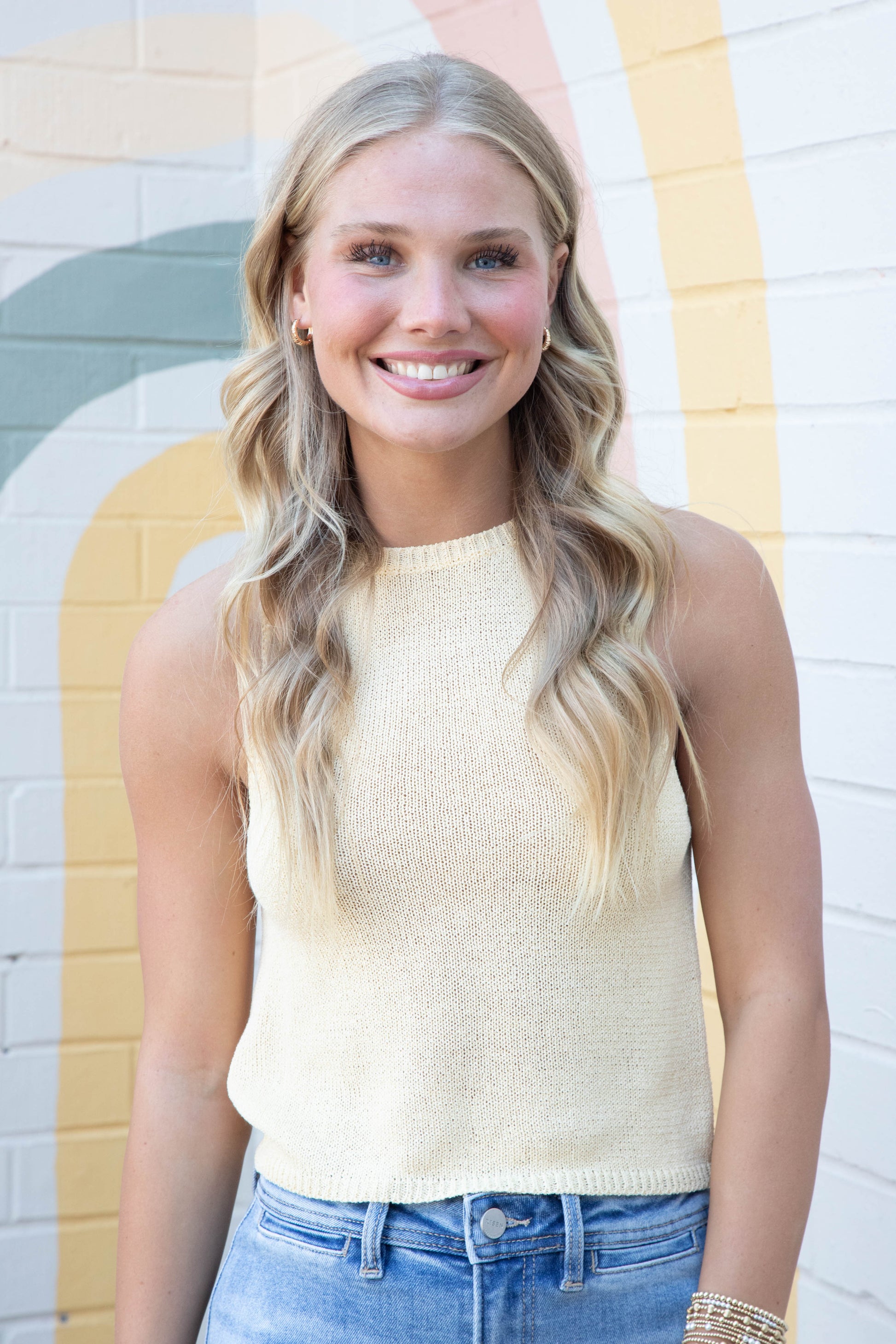  Sterling Sweater Tank, Lemon | Sadie & Sage