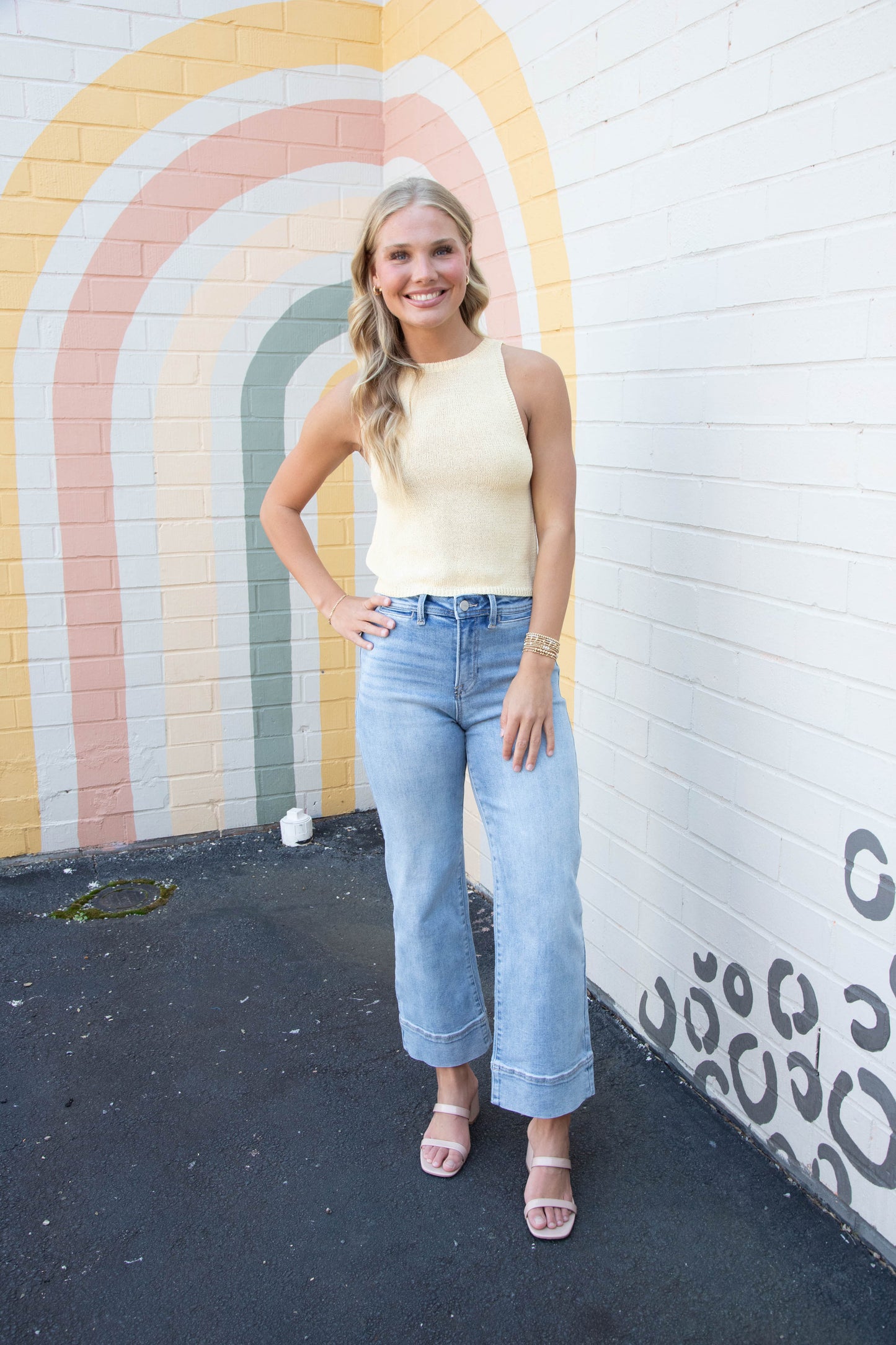  Sterling Sweater Tank, Lemon | Sadie & Sage