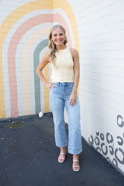  Sterling Sweater Tank, Lemon | Sadie & Sage