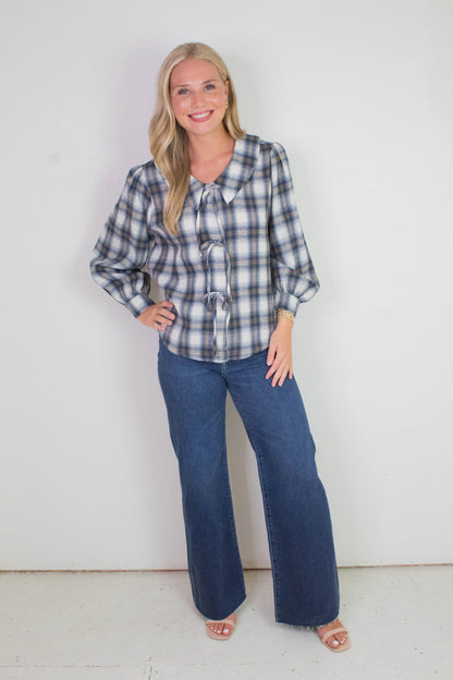  Far Out High Rise Wide Leg Jeans, Waterfall | Daze