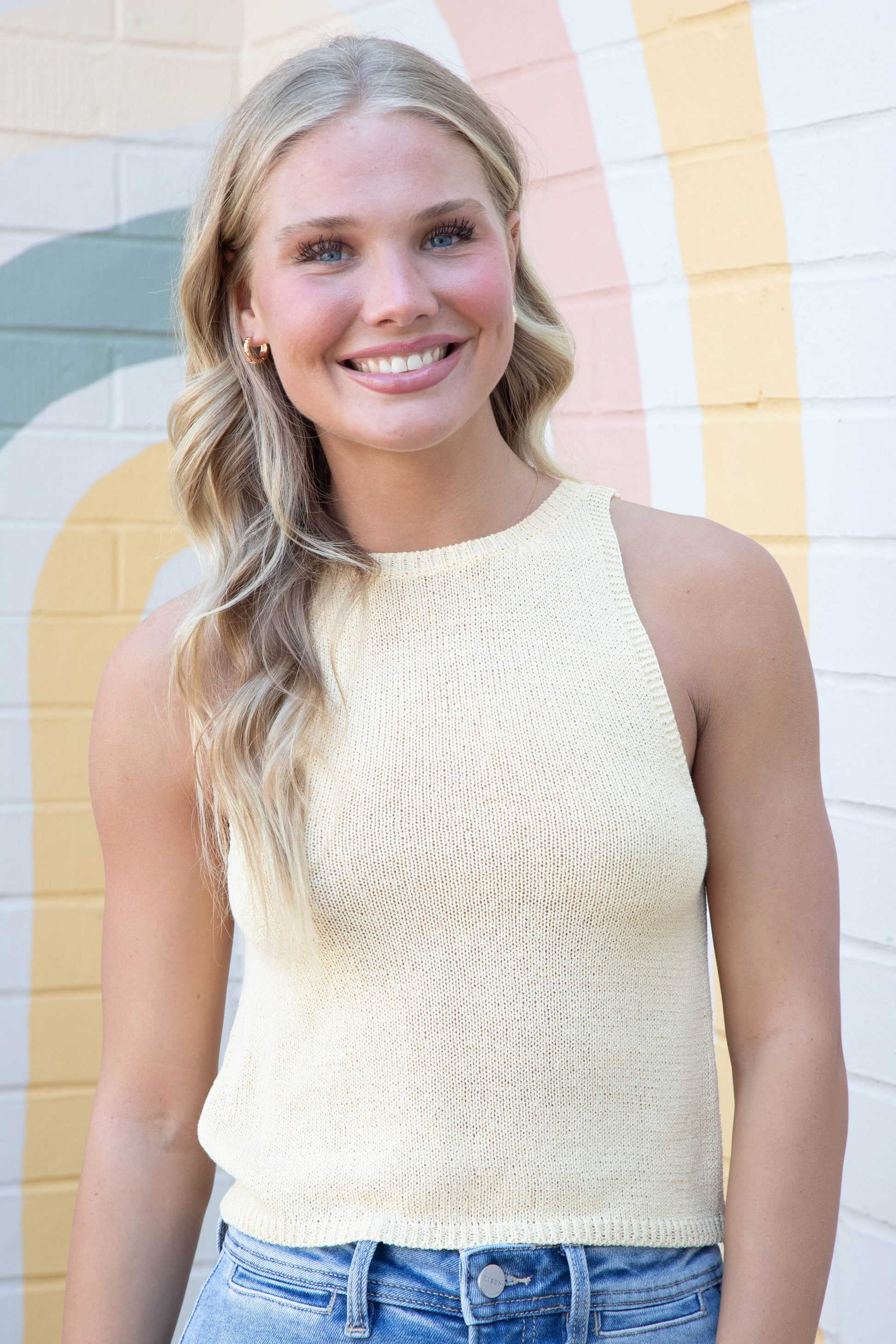  Sterling Sweater Tank, Lemon | Sadie & Sage