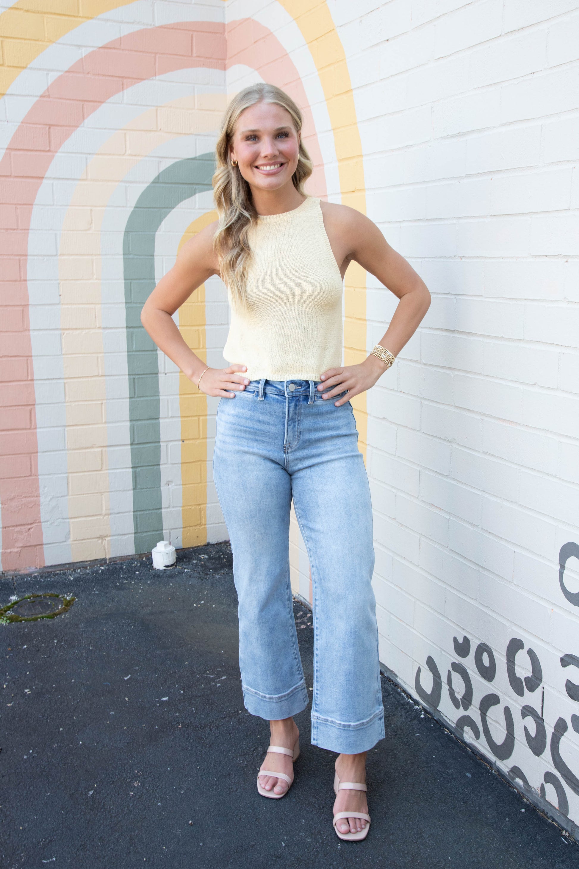  Sterling Sweater Tank, Lemon | Sadie & Sage