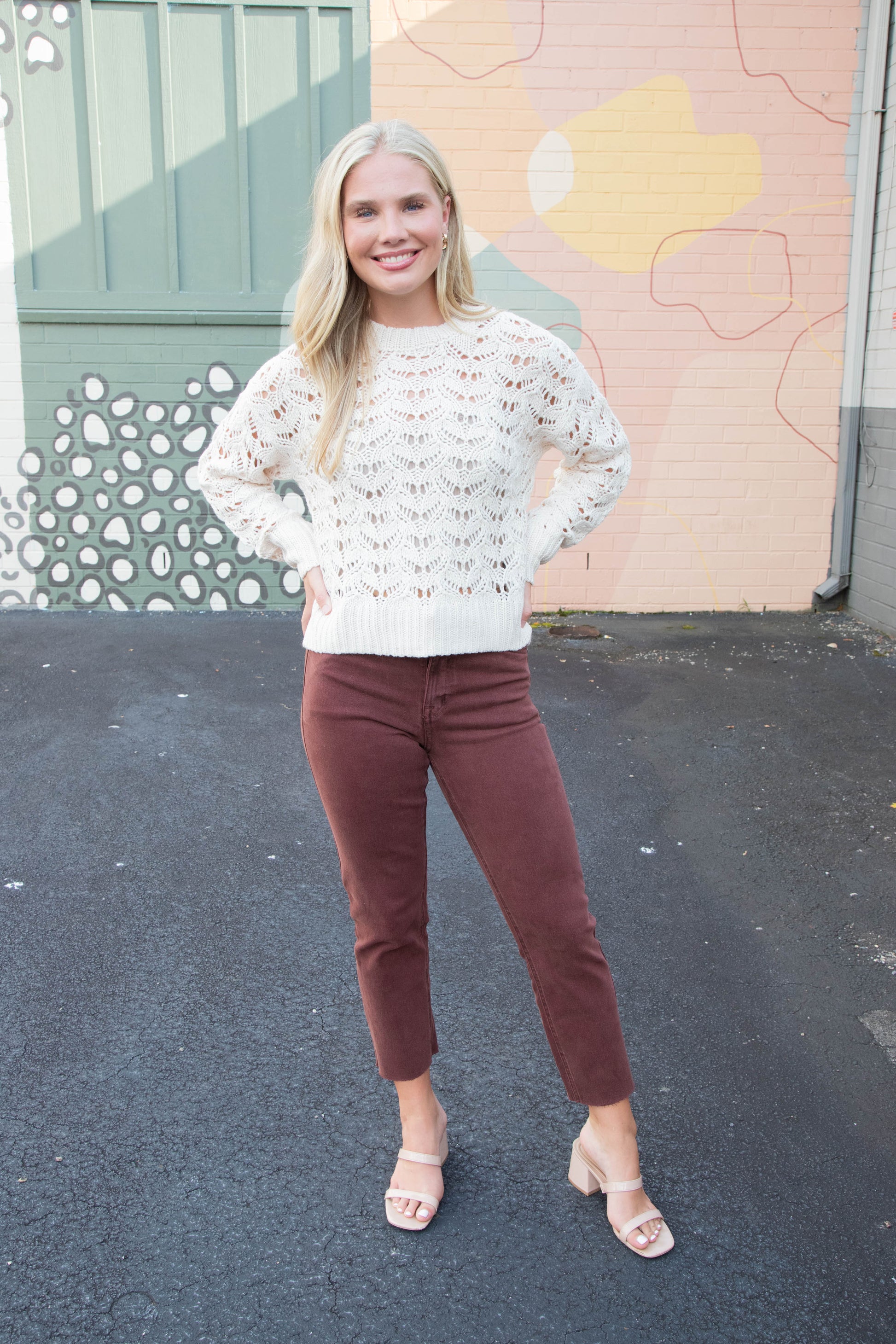  Boheme Popover Sweater, Light Oat | Sanctuary