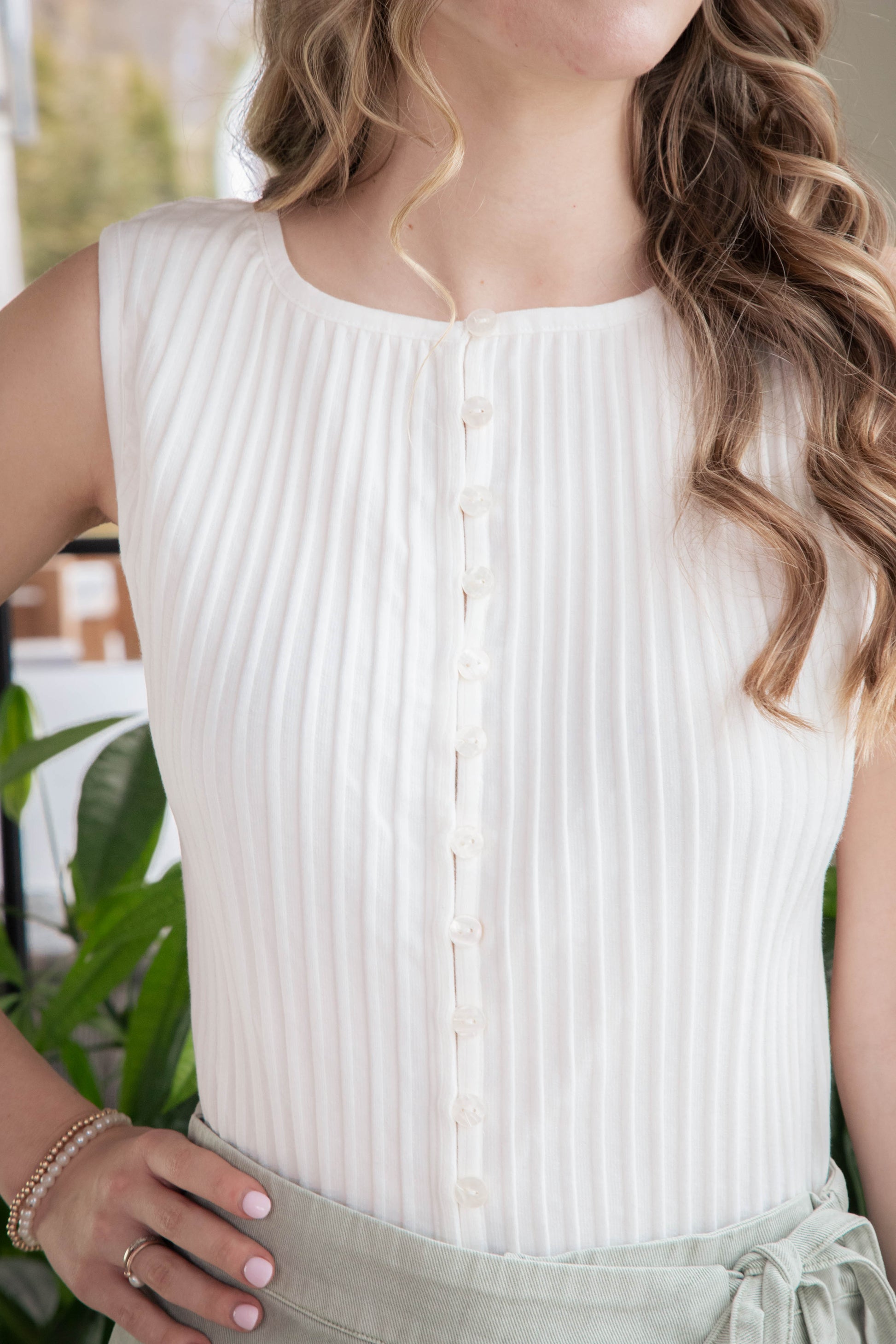  Tilly Vest, Ivory | Free People