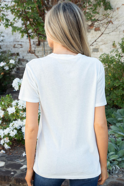  Cheers Cocktail Pacific Tee, Sea Salt | Z Supply