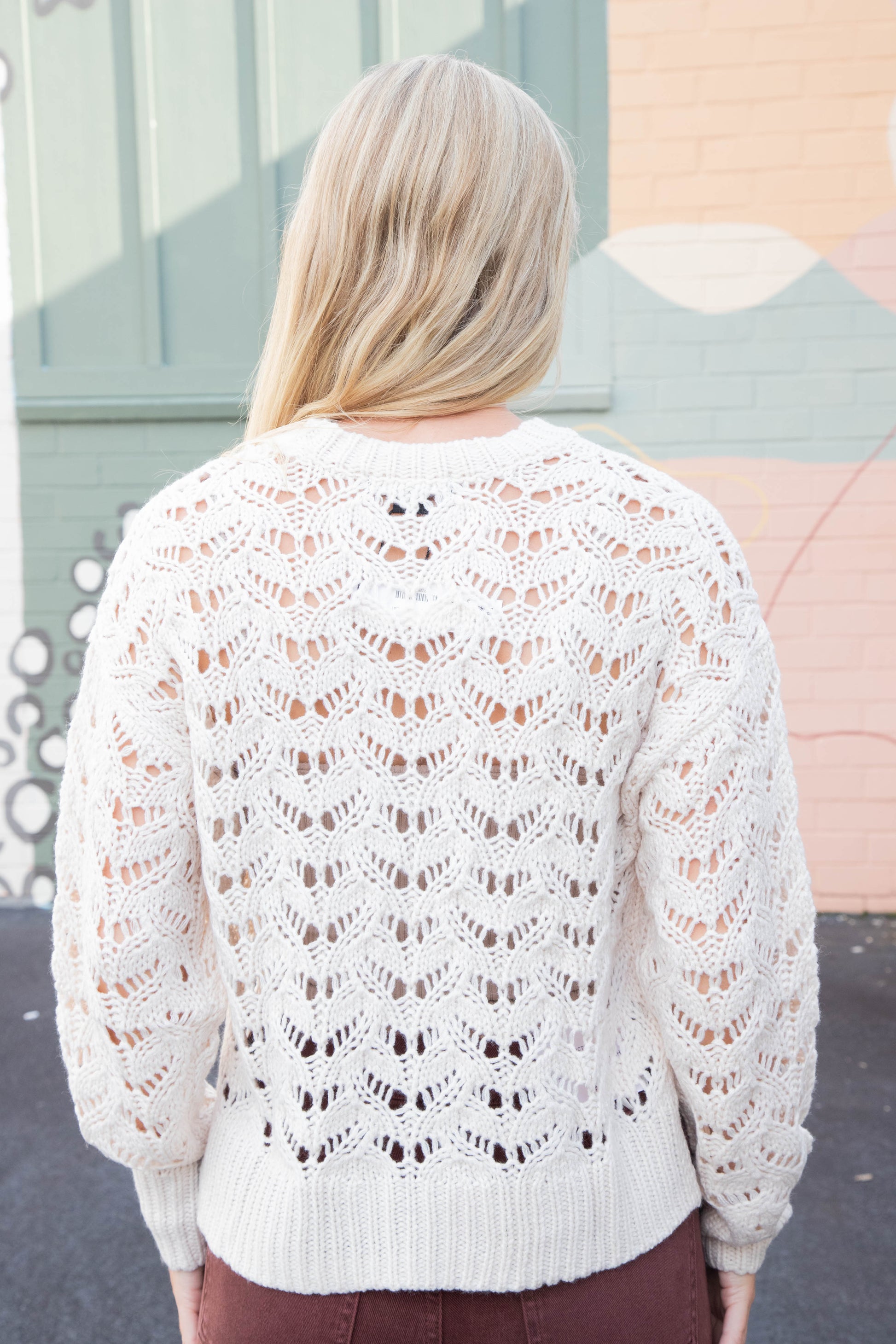  Boheme Popover Sweater, Light Oat | Sanctuary